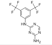 2-Amino-4-[3,5-bis(trifluoromethyl)phenyl]-amino-1,3,5-triazine